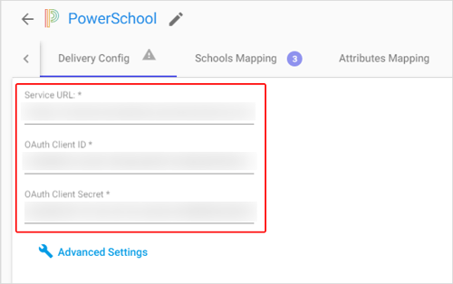 PowerSchool_Delivery Config_OAuth Credentials
