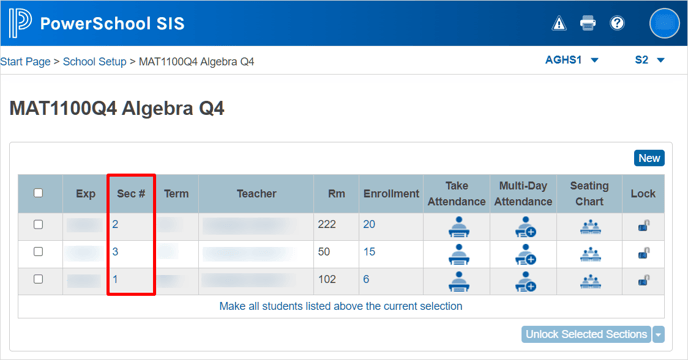 PowerSchool_School Setup _ Sections _ Section