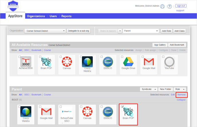 AppStore _ Delete App from PArent Portal