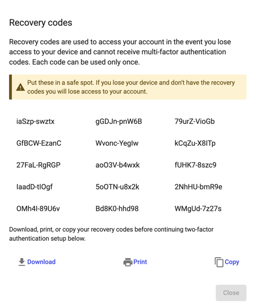 mfa_recovery codes_district admin