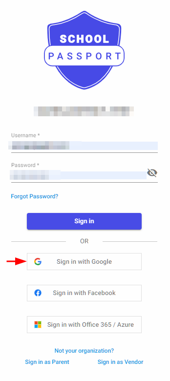 Login with Google