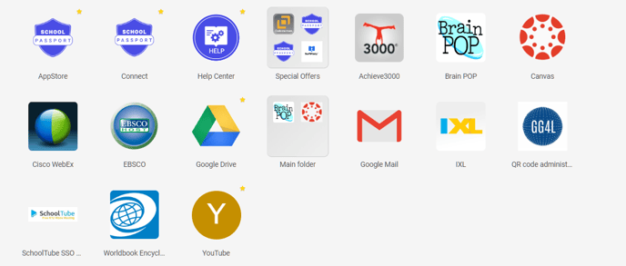 Main page for district admins_apps